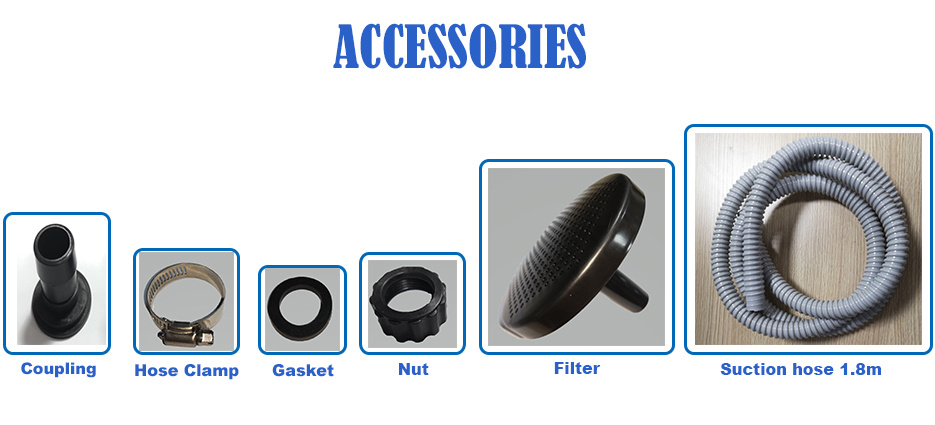 Garden Pond Swimming Pool Draining Automatic Electric Self-Priming Centrifugal Surface Water Drainage Water Transfer Onshore Pump