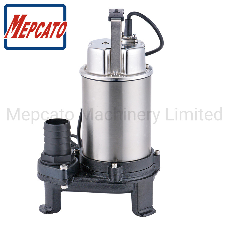 400W Industrial Factory Wastewater Sewage Cutting Electric Automatic Stainless Steel Centrifugal Submersible Water Drainage Pump with Cutting Knife
