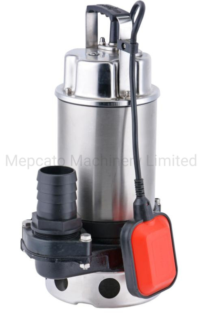 400W Kitchen Tank Basement Food Market Cellar Parking Lot Residual Sewage Waste Water Drain Stainless Steel Centrifugal Submersible Water Pumps with Floater