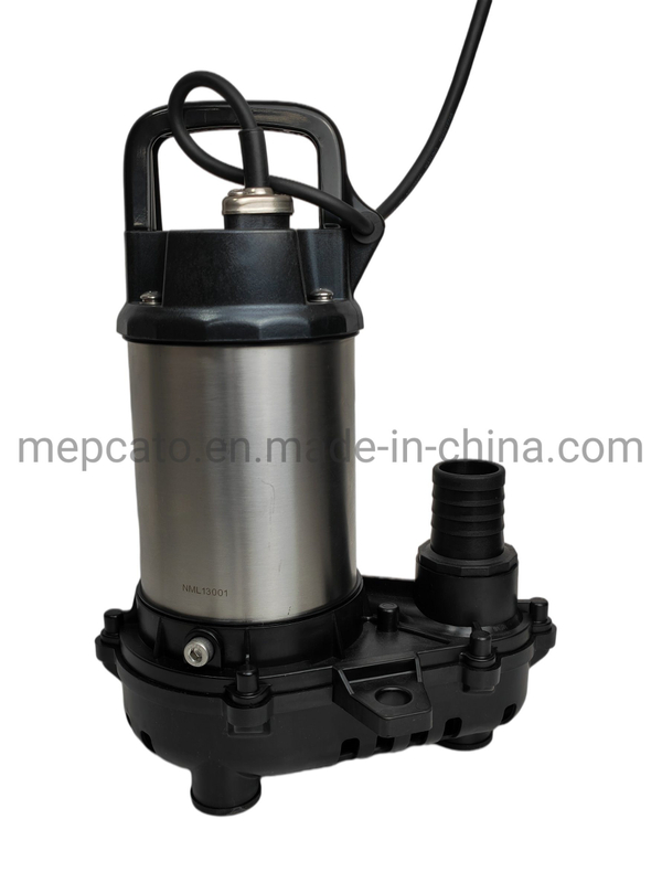 250W Utility Household Factory Sewage Waste Water Drainage Stainless Steel Electric Automatic Submersible Centrifugal Motor Water Pump with Strainer Base