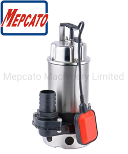 400W Factory Waste Water Sewage Cutting Electric Automatic Stainless Steel Centrifugal Submersible Water Drainage Pumps with Floater for Kitchen Tank