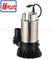 1HP Large Flow Sewage Eflluent Dirty Muddy Water Discharge Stainless Steel Electric Vertical Submersible Centrifugal Water Drain Pump with Stirring Device
