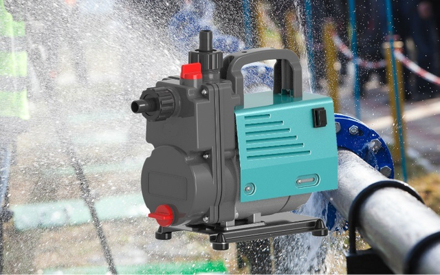 Garden Ponds Swimming Pools Farming Water Drainage Water Change Small Portable Electric Plastic Auto-Suction Self-Priming Pressure Surface Jet Pump