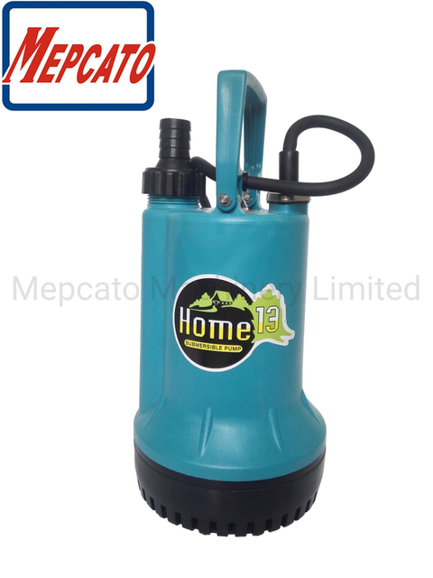 Household Portable Handy Electric Plastic Vertical Submersible Clear Water Drainage Dewatering Pump with Float Switch for Basement Pools Sumps Ponds
