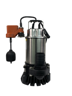 400W/750W 1HP Automatic Electric Stainless Steel Vortex Stirring Sewage Waste Water Disposal Centrifugal Submersible Water Drainage Pump with Adjustable Floater