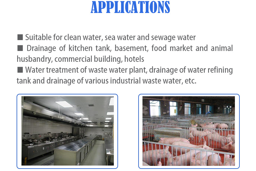 400W Industrial Plants Waste Water Treatment Stainless Steel Electric Automatic Centrifugal Submersible Water Drainage Pump with Cutting Knife