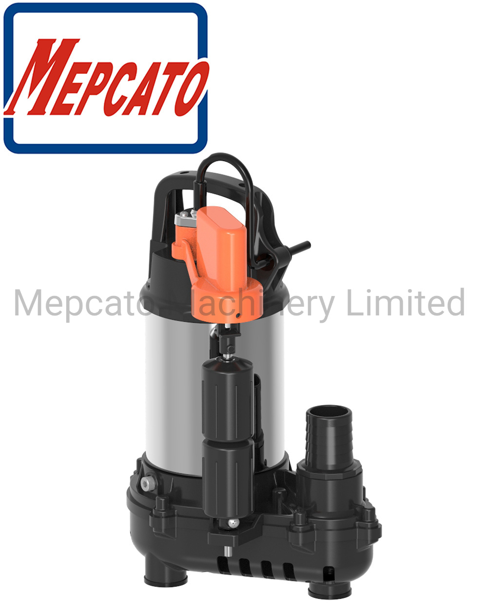 250W Utility Household Factory Sewage Waste Water Drainage Stainless Steel Electric Automatic Submersible Centrifugal Motor Water Pump with Strainer Base