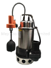 400W Stainless Steel Electric Centrifugal Submersible Dirty Water Sewage Drainage Pump with Cutting Knife for Animal Husbandry