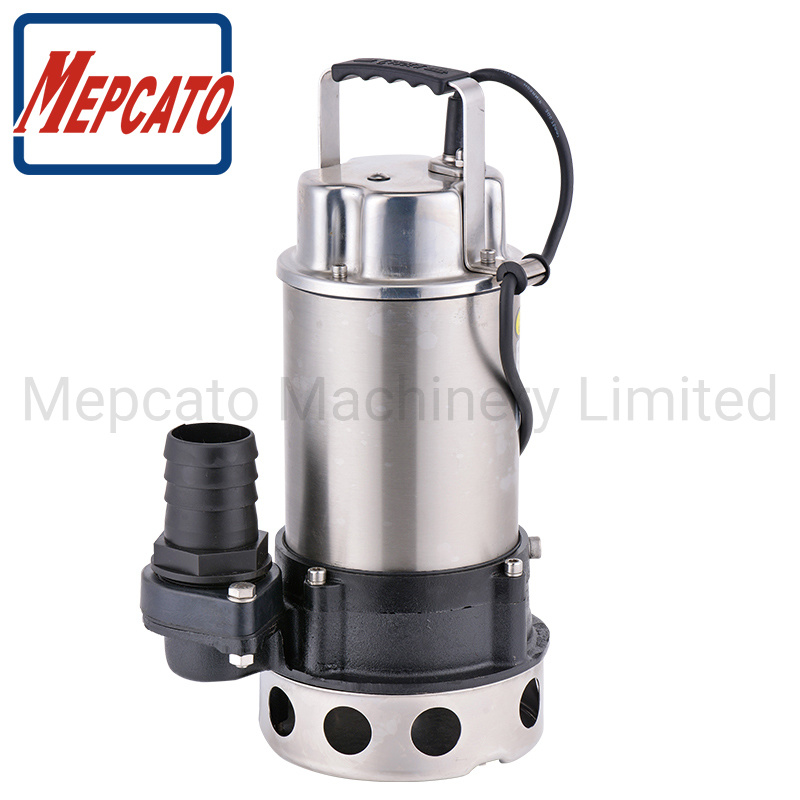 400W Industrial Waste Water Sewage Treatment Stainless Steel Electric Drainage Submersible Water Drainage Pump with Cutting Knife