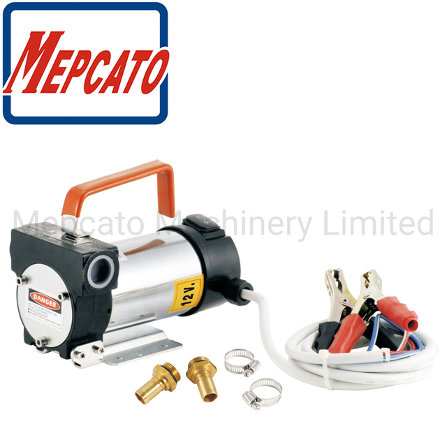 Pompe à Carburant 12V/24V Small Portable Truck and Diesel Station Oil Tank Construction Sites Diesel Fuel Transfering Oil Pump