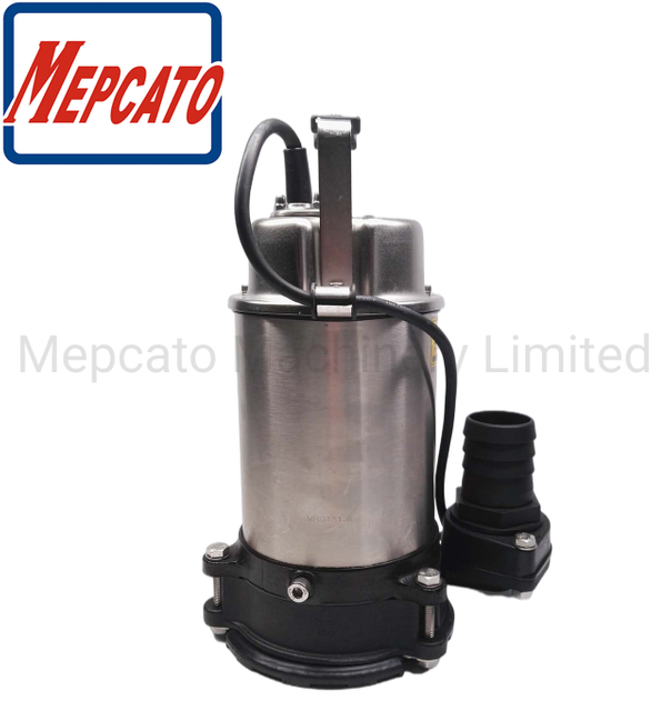 1mm Residual Low Water Level Drainage Stainless Steel Electric Submersible Rainwater Underground Discharge Pump for Basement Garage Cellar