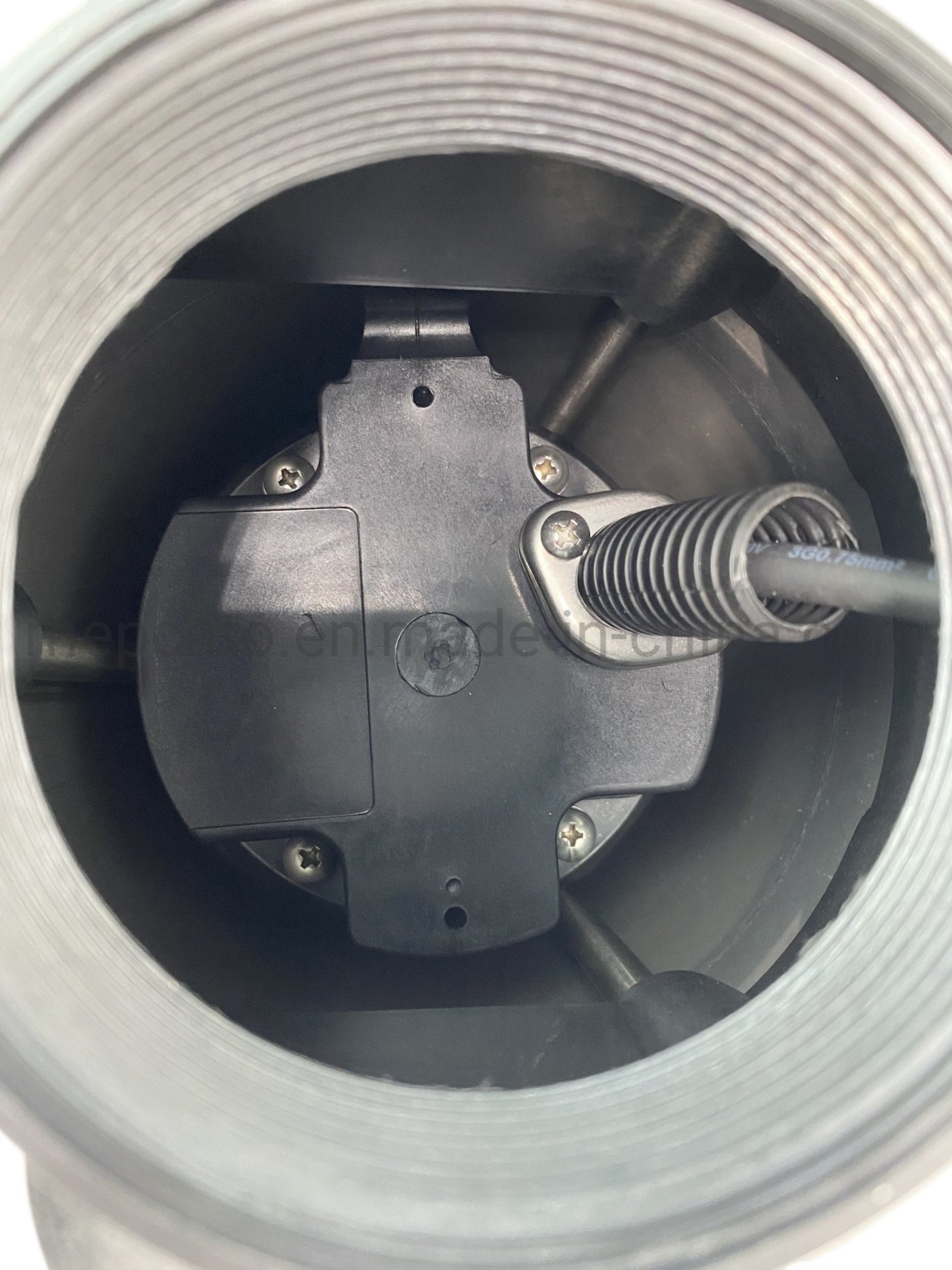 Large Water Volume Axial Flow Stainless Steel Submersible Water Pump with SUS316 Motor Casing for Water Pipe Emission Bypass Pipe Conveying Water