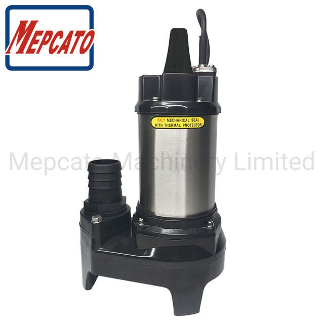 400W Portable Electric Stainless Steel Fishery Koi Fish Pond Water Circulation Submersible Centrifugal Water Pump Drainage with Float Switch