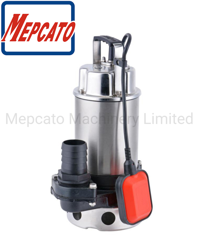 400W Industrial Waste Water Sewage Treatment Stainless Steel Electric Drainage Submersible Water Drainage Pump with Cutting Knife