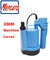 100W Low Level Drainage Small Plastic Automatic Electric Submersible Water Suction Pump with Float Switch for Pools Ponds Sumps Aquariums Cellars Basements