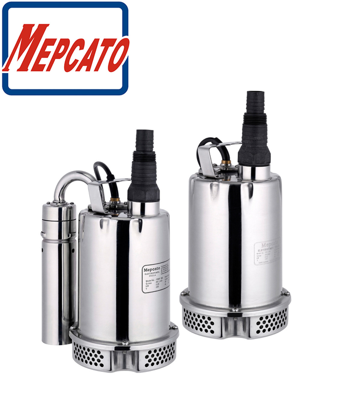 Handy Small Electric Stainless Steel Self-Priming Submersible Water Circulation Pump with Vertical Switch for Garden Fishponds Swimming Pools Water Change