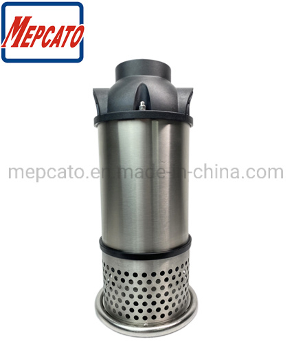 Large Water Volume Axial Flow Stainless Steel Submersible Water Pump with SUS316 Motor Casing for Water Pipe Emission Bypass Pipe Conveying Water