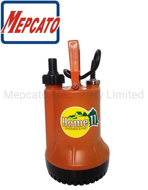 Garden Cleaning Ponds Water Change Small Electric Plastic Submersible Centrifugal Water Drainage Pump with Float Switch