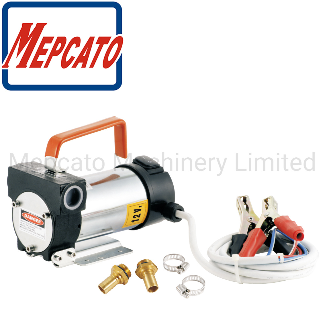 Factory Price 12V/24V Small Construction Vehicle Earth-Moving Machinery Oil Tank Fuel Transfer Diesel Deliver Pump