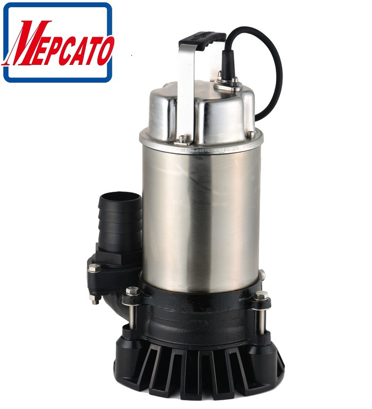 400W Stainless Steel Vortex Industrial Factory Construction Sewage Eflluent Muddy Waste Water Discharge Submersible Drainage Pump with Stirring Impeller