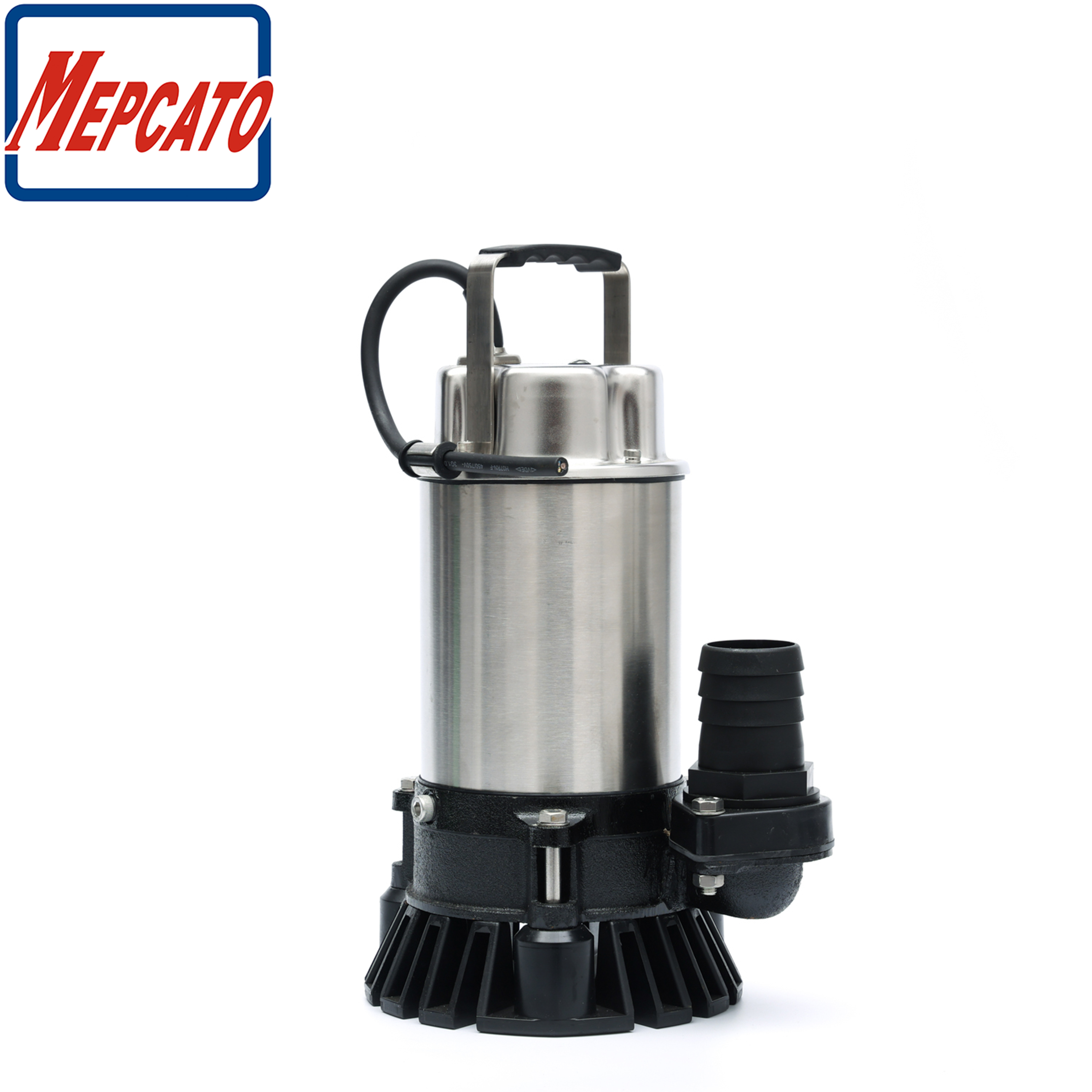 1HP Factory Plants Dirty Water Discharge Vortex Stainless Steel Electric Submersible Water Drainage Pump with Stirring Device