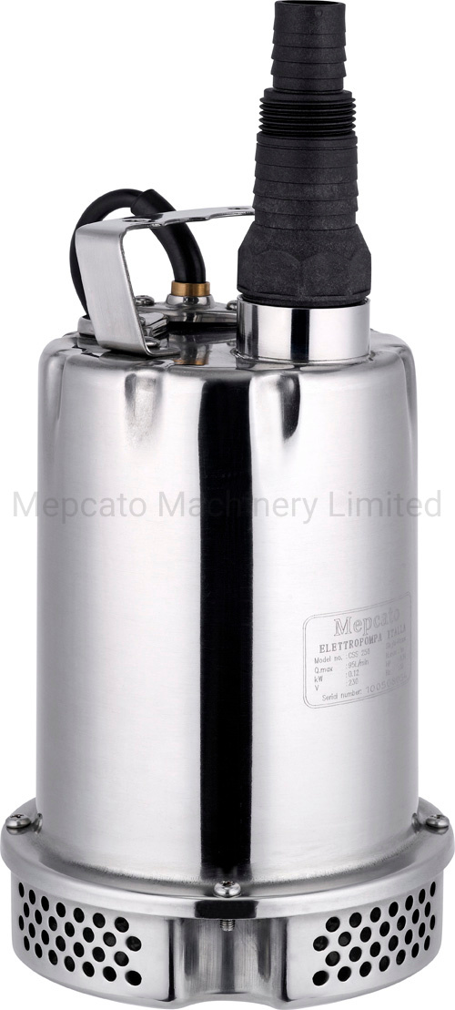 Stainless Steel Electric Submersible Water Circulation Pump with Float Switch for Fish Ponds Swimming Pools
