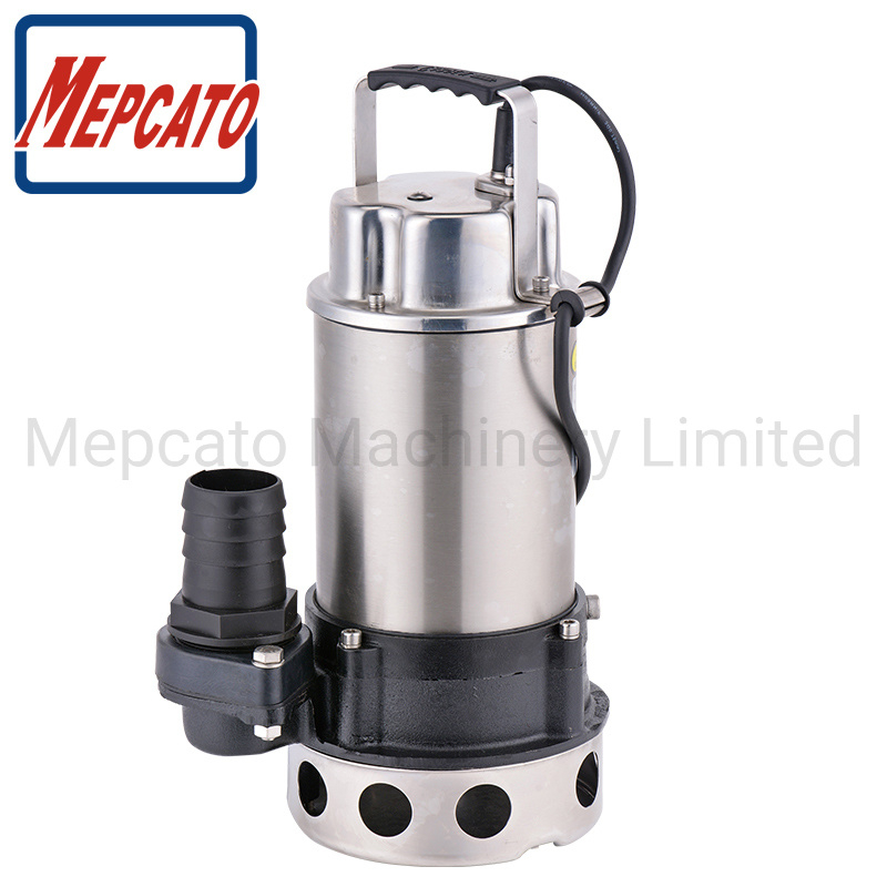 400W Stainless Steel Electric Centrifugal Submersible Dirty Water Sewage Drainage Pump with Cutting Knife for Animal Husbandry