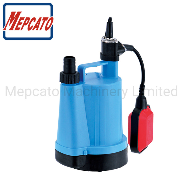 100W 2mm Running Plastic Automatic Electric Submerged Centrifugal Submersible Water Drainage Pump for Garage Basement Garden Pools Sumps Cellars with Floater