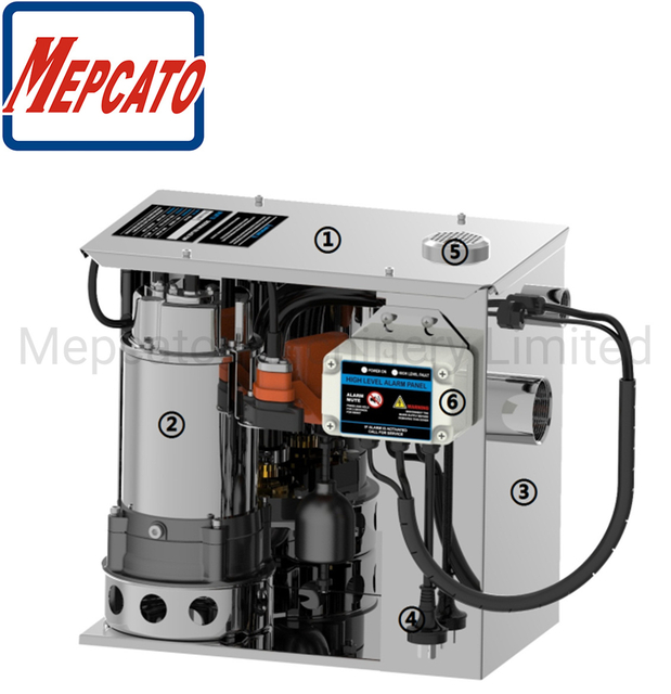 Domestic Household Quiet Heavy Duty Kitchen Restaurant Sewage Waste Water Trash Cutting Disposal Water Drainage Stainless Steel Pump with Casing