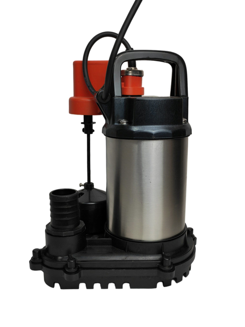 Low Level Running Oil Cooling Motor Stainless Steel Kitchen Restaurant Sewage Waste Water Drainage Submersible Water Discharge Pump with Floater