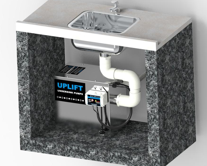 Domestic Undersink Smart Kitchen Restaurant Sewage Dirty Water Drainage Electric Automatic Stainless Steel Submersible Cutting Pump with Box