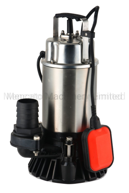 400W Automatic Centrifugal Industrial Factory Electric Stainless Steel Sewage Submersible Suction Pump with Stirring Device for Waste Water Pumping and Drainage