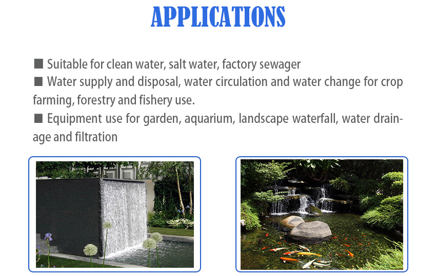 Domestic Portable Automatic Garden Landscape Waterfall Equipment Water Circulation Pump
