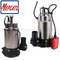 1mm Low Level Suction Rainwater Stormwater Groundwater Drain Stainless Steel Electric Submersible Water Pump with Floater