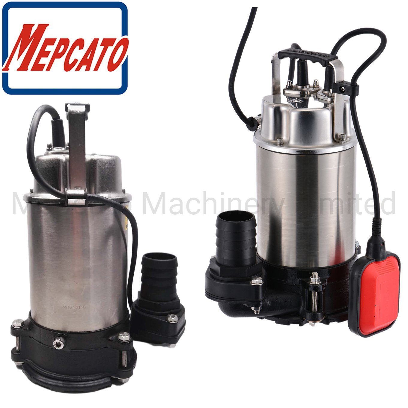 1mm Low Level Suction Rainwater Stormwater Groundwater Drain Stainless Steel Electric Submersible Water Pump with Floater