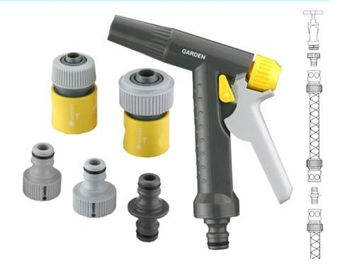 Multi-Functional Domestic ABS Spray Gun Nozzles Tools for Garden Plants Watering Floors Car Cleaning