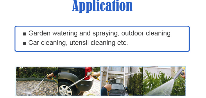 Portable Home Plastic Low Pressure Rooftop Equipment Cleaning Car Washing Garden Watering Irrigation Spray Gun Set Pneumatic Gun Household Hand Cleaning Tools