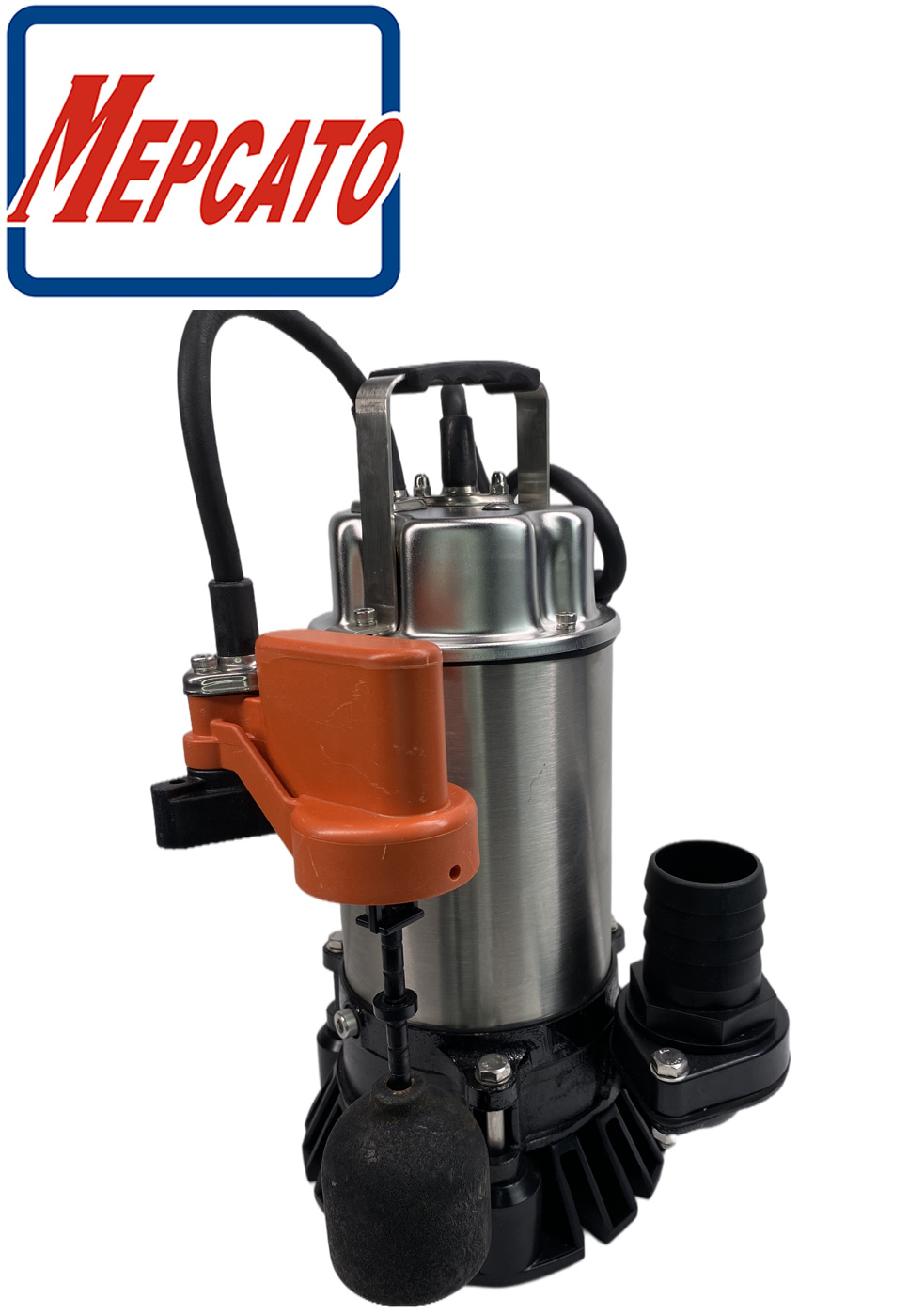 400W/750W Factory Sewage Waste Water Drainage Electric Stainless Steel Vortex Submersible Centrifugal Stirring Water Pump with Adjustable Floater