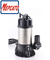 400W/750W Stainless Steel Sewage Drainage Electric Centrifugal Submersible Water Pump for Construction Engineering Muddy Slurry Waste Water Disposal