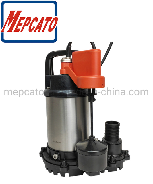 Low Level Running Oil Cooling Motor Kitchen Sewage Dirty Water Discharge Electric Stainless Steel Centrifugal Submersible Drainage Pump with Float Switch