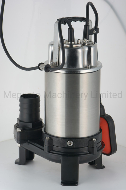 400W Three Feet Industrial Sewage Waste Water Sewage Muddy Slurry Water Drainage Stainless Steel Electric Centrifugal Submersible Water Pump with Cutter