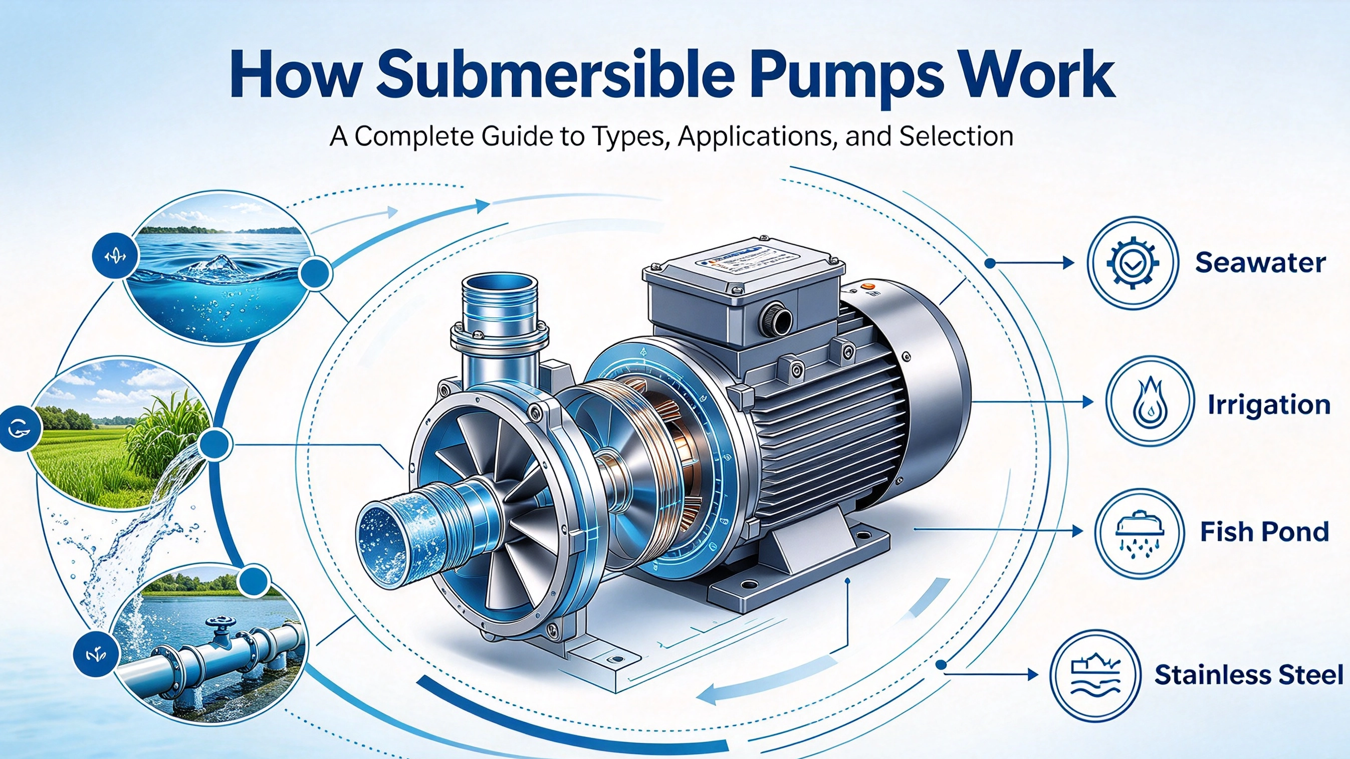How Submersible Pumps Work: A Complete Guide to Types, Applications, and Selection