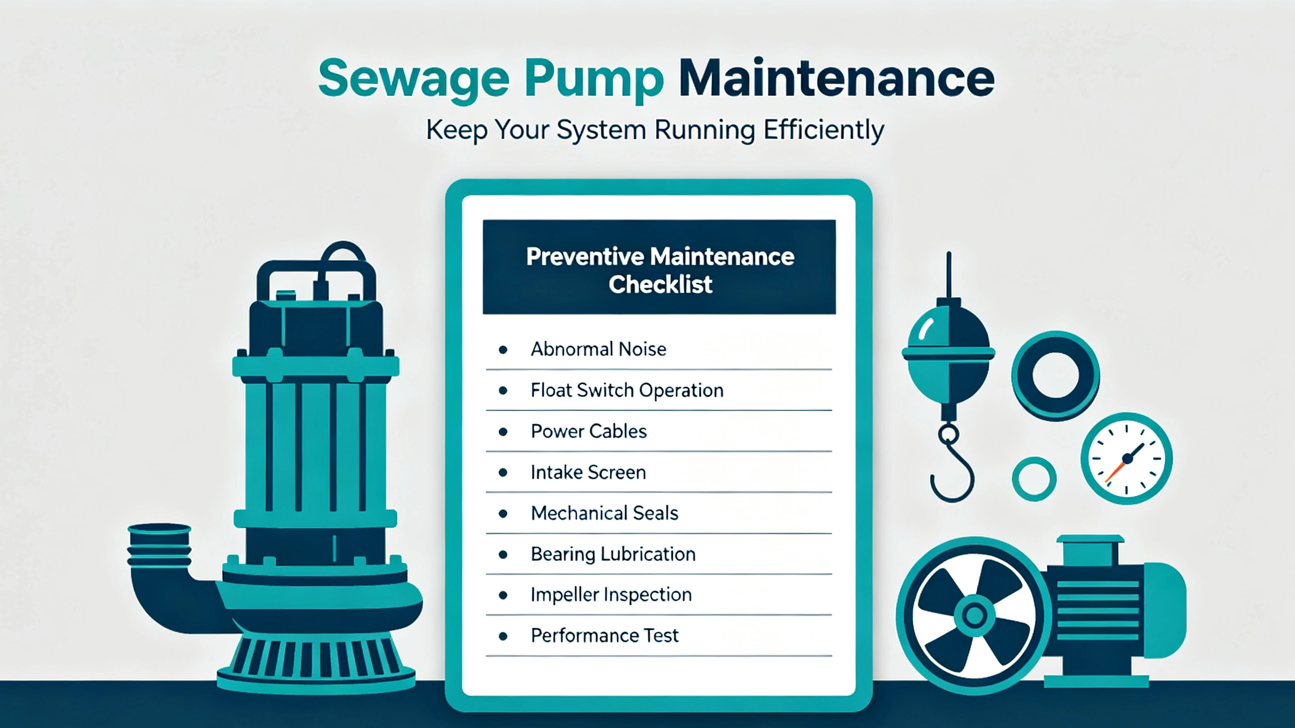 Sewage Pump Maintenance: Your Complete Preventive Checklist
