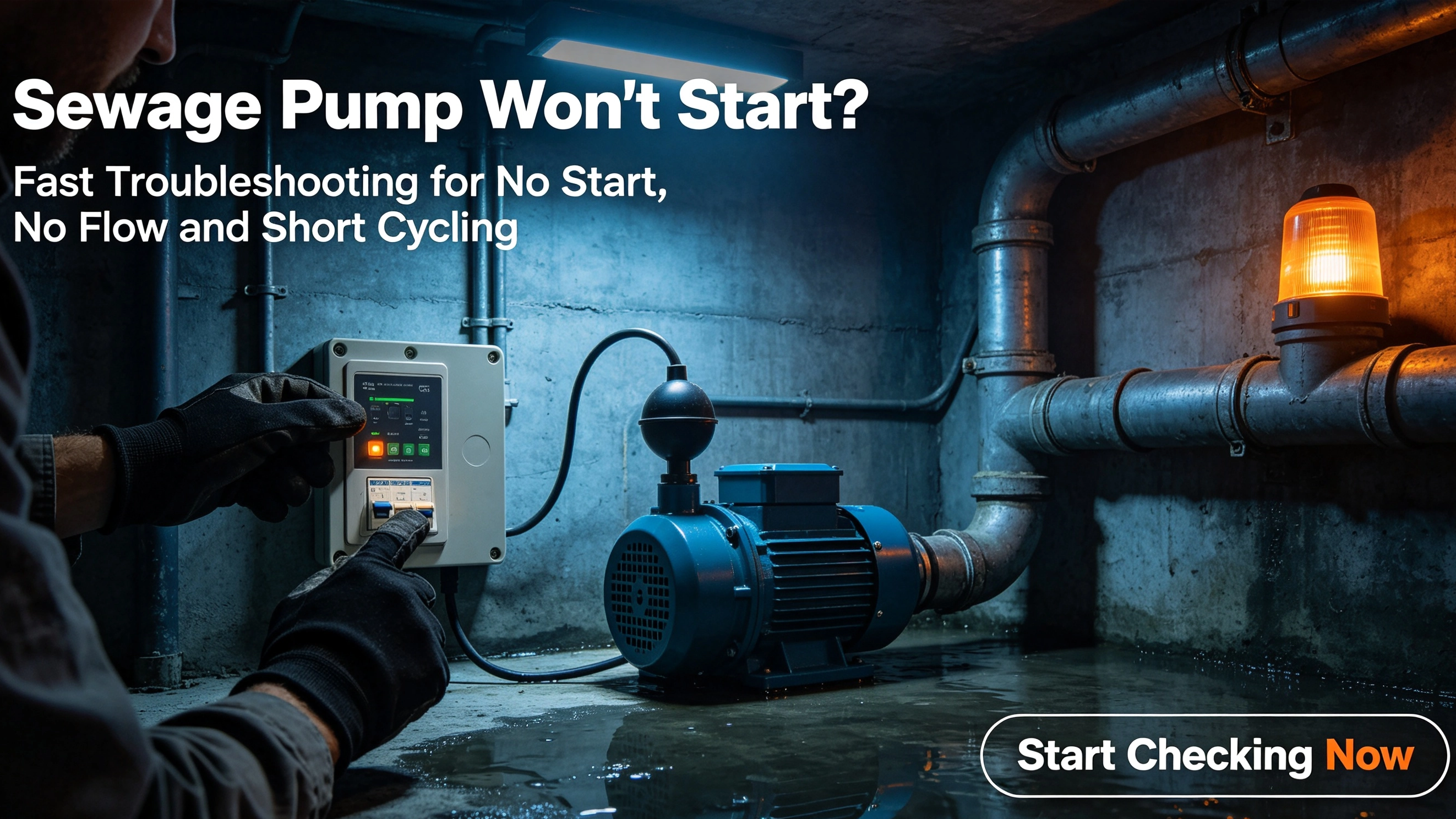 Sewage Pump Won't Start? Here's How to Fix It Fast