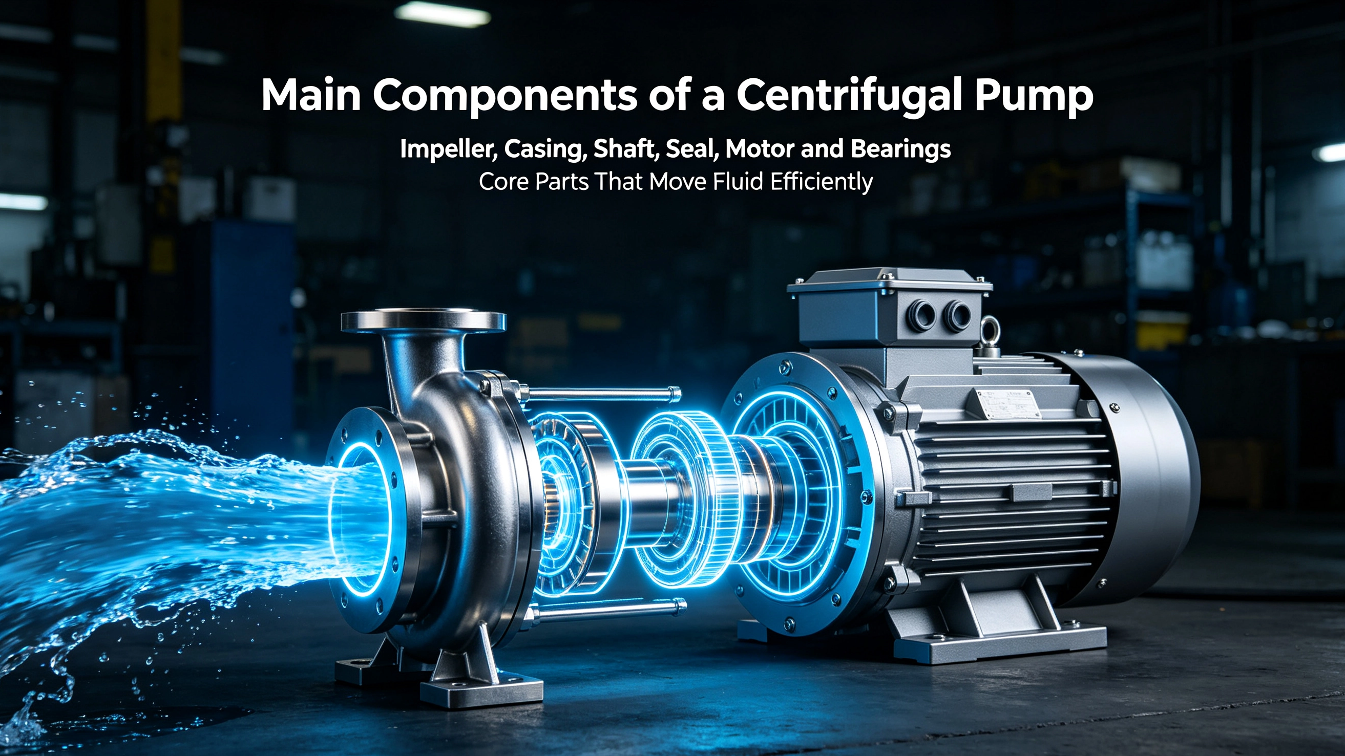 What Are the Main Components of a Centrifugal Pump?